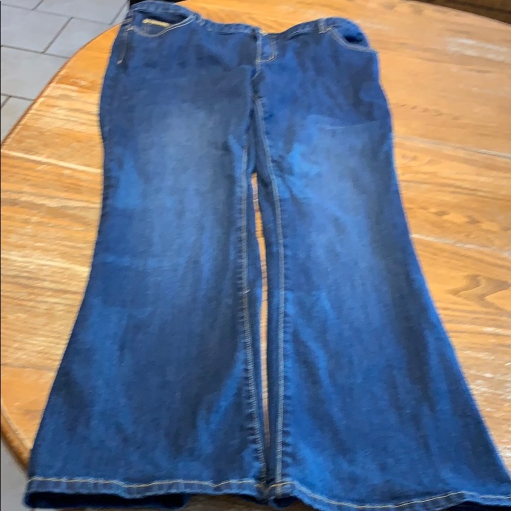 Michael Kors flare bottom jeans